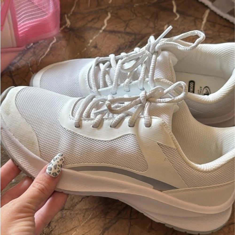 Athletic Works White Sneakers with Chunky Sole